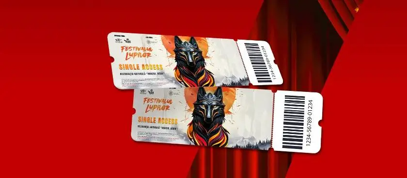 Unul dintre cele 10 bilete duble la FESTIVALUL LUPILOR