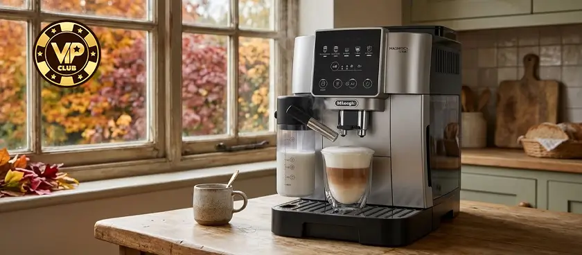 Espressor De’Longhi ECAM220.80SB sau 10 000 de lei